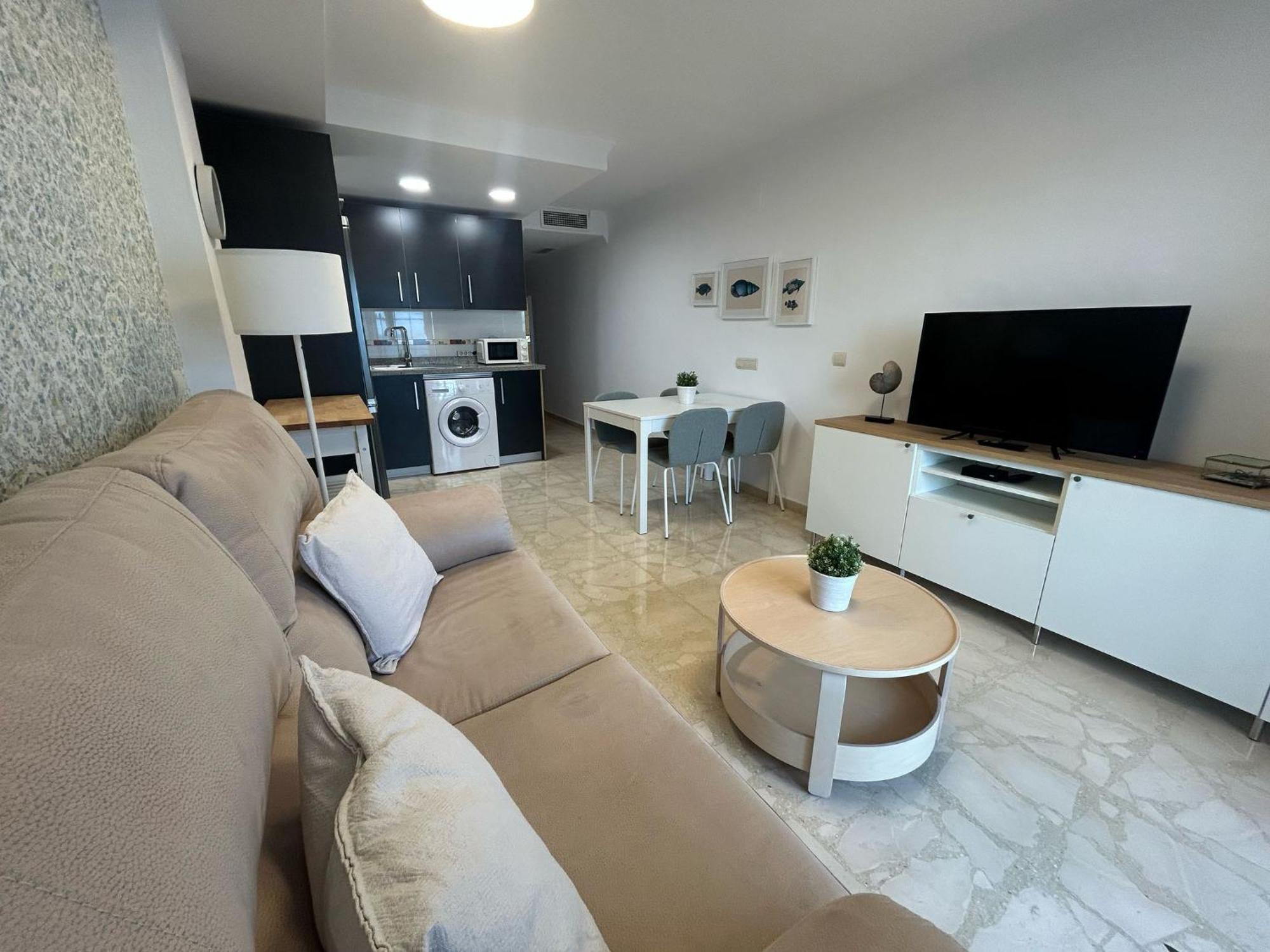 Maravilloso Apartamento En Primera Linea De Playa Con Vistas Al Mar En Caleta De Velez 2 D מראה חיצוני תמונה